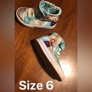 Size 6 Frozen sneakers